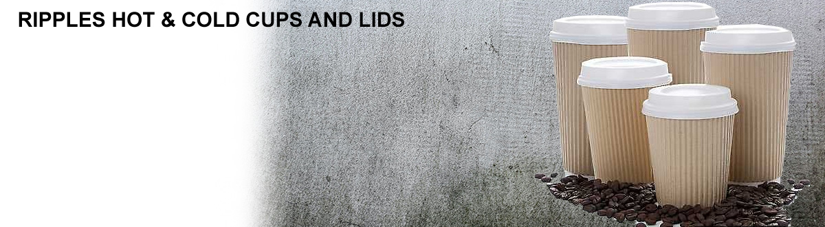 Ripple Hot & cold Cups and Lids Ripple Hot & cold Cups and Lids